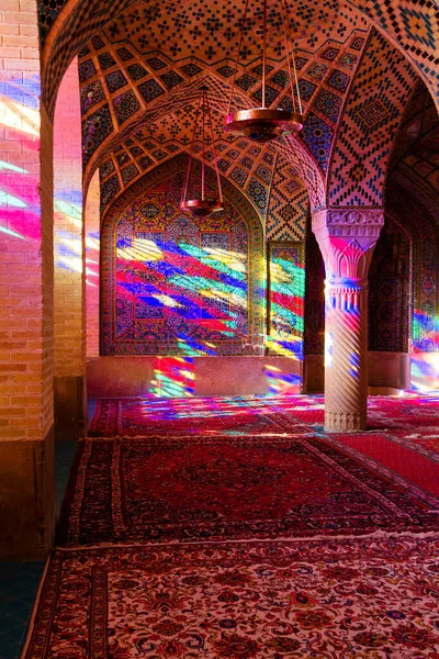 Shiraz Iran November 2016 Nasir Mulk Mosque Pink Mosque Shiraz — 스톡 사진