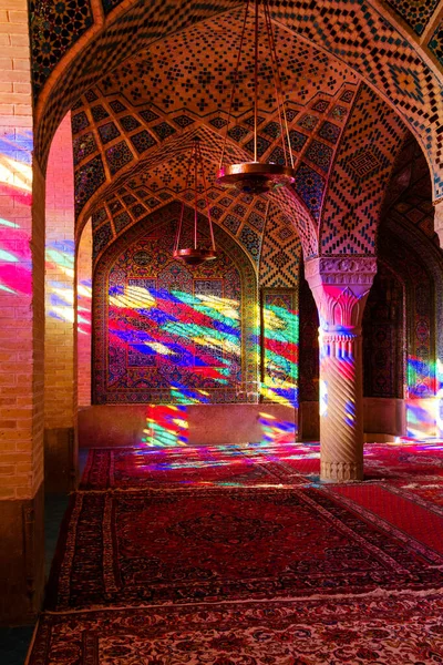 Shiraz Iran November 2016 Nasir Mulk Mosque Pink Mosque Shiraz — 스톡 사진