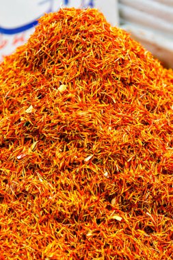 İran pazarındaki Saffron, Şiraz, İran