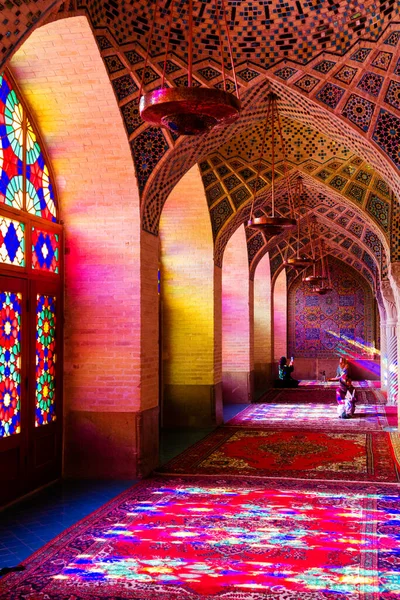 Shiraz Iran November 2016 Nasir Mulk Mosque Pink Mosque Shiraz — 스톡 사진