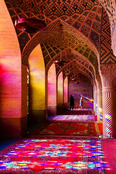 Shiraz Iran November 2016 Nasir Mulk Mosque Pink Mosque Shiraz — 스톡 사진