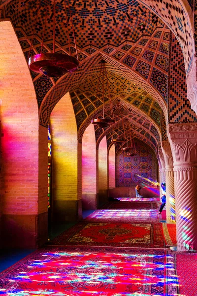 Shiraz Iran November 2016 Nasir Mulk Mosque Pink Mosque Shiraz — 스톡 사진