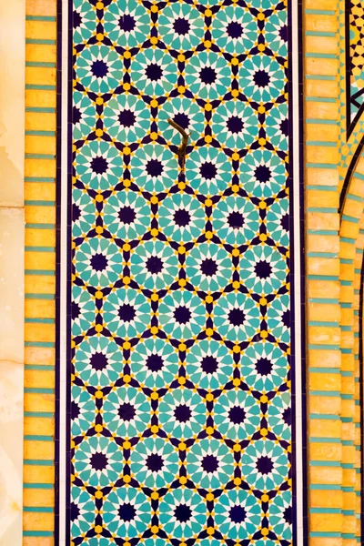 Kolorowy Orientalny Geometryczny Projekt Wzór Spotykany Powszechnie Perskich Meczetach Sukienkach — Zdjęcie stockowe