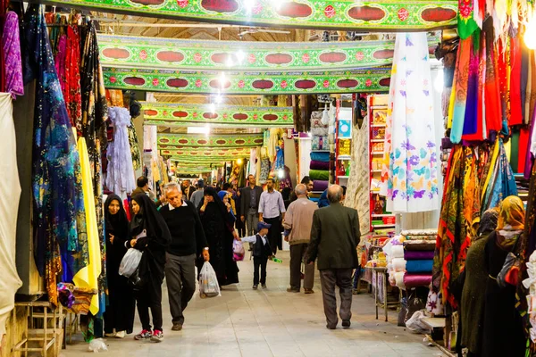 Shiraz Irán Noviembre 2016 Tradicional Bazar Iraní Shiraz Mercado Histórico — Foto de Stock
