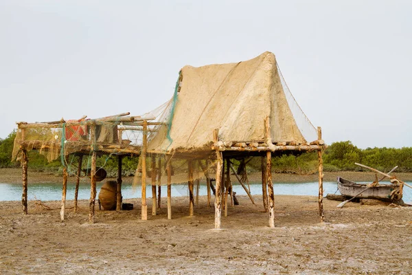 Faház Qeshm Sziget Közelében Perzsa Öbölben Irán Közel Kelet Ázsia — Stock Fotó