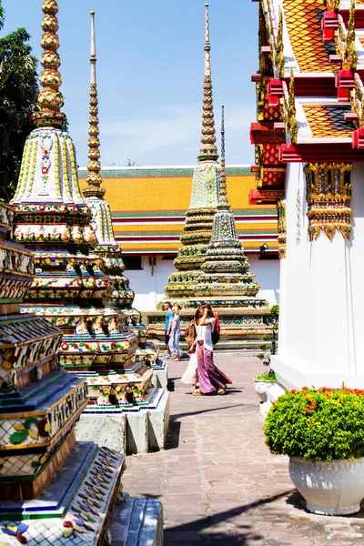 Bangkok Thailand Feb 2017 Wat Pho Known Also Temple Reclining — Stock Photo, Image
