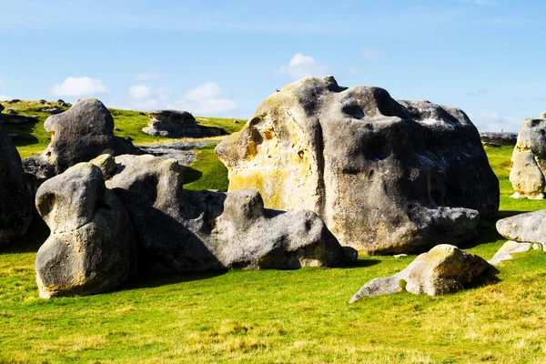 뉴질랜드 사우스 근처의 코끼리 바위들 — 스톡 사진