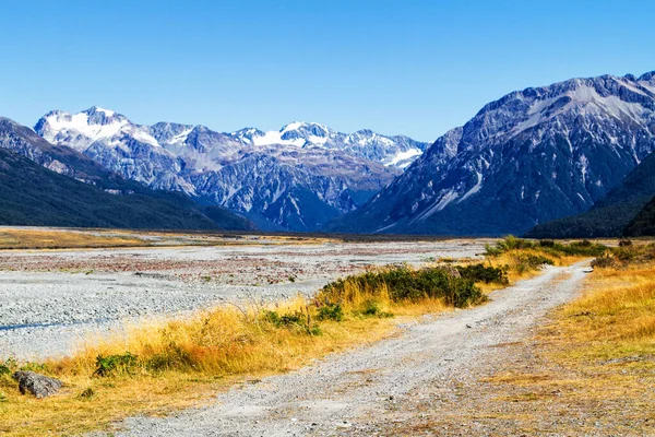 Imagen Panorámica Del Hermoso Paisaje Del Parque Nacional Arthur Pass —  Fotos de Stock