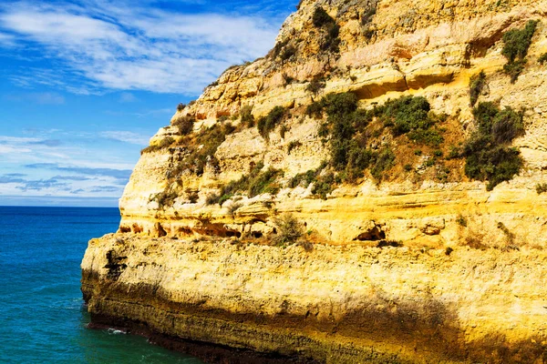 Cliff Mar Algarve Portugal — Fotografia de Stock