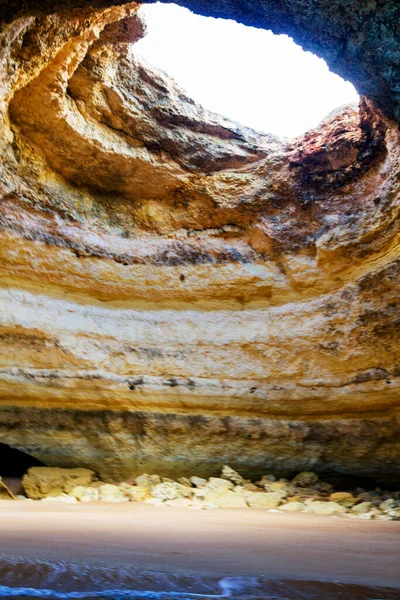 Σπήλαια Benagil Στην Ακτή Algarve Στην Πορτογαλία Ακτή Φημίζεται Για — Φωτογραφία Αρχείου