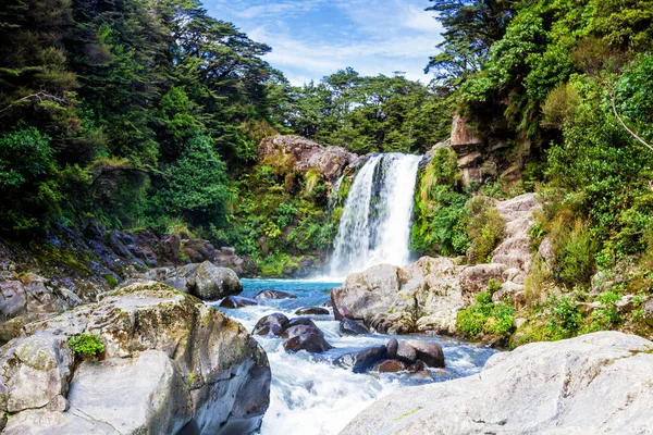 Cascada Nueva Zelanda —  Fotos de Stock