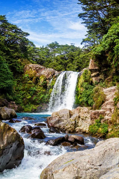 Wodospad Nowej Zelandii Obraz Stockowy