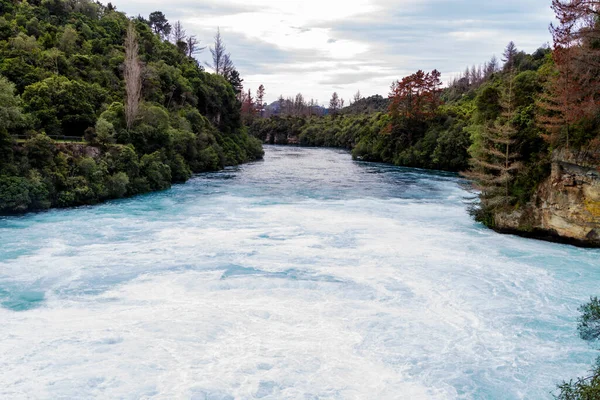 Huka Falls Bij Taupo Nieuw Zeeland — Stockfoto