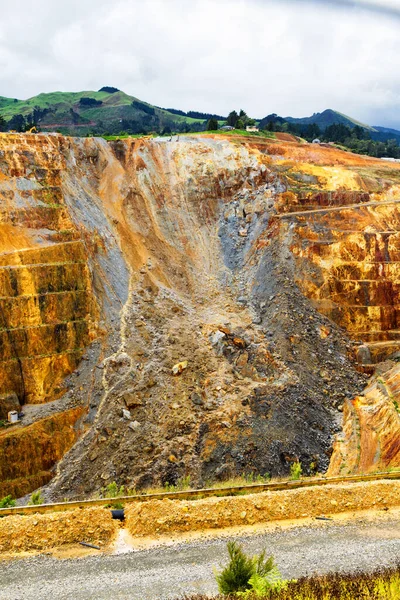 Miniera Martha Miniera Oro Cielo Aperto Waihi Nuova Zelanda Sono — Foto Stock