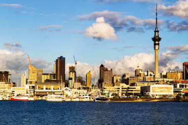 AUCKLAND, NEW ZEALAND - 6 Nisan 2017: Auckland ülkenin en büyük ve en kalabalık kentsel alanıdır