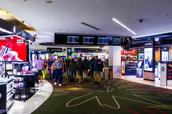 Auckland Nova Zelândia Abril 2017 Duty Free Shop Aeroporto Auckland — Fotografia de Stock