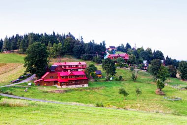 Studzionki geçidi Gorce Ulusal Parkı, Karpatya dağları, Polonya