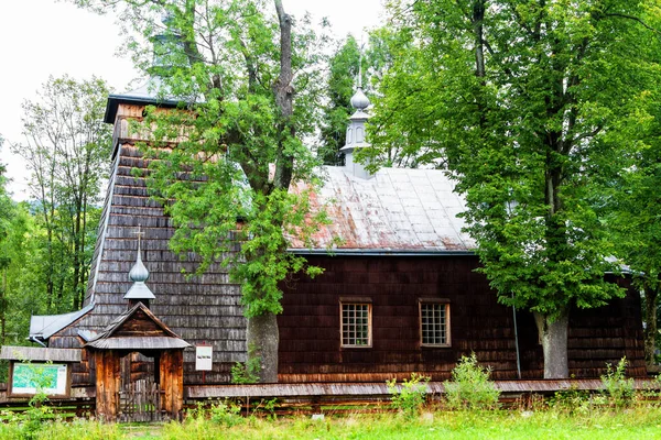 Schöne Alte Griechisch Katholische Holzkirche Beskid Niski Gebirge Polen — Stockfoto