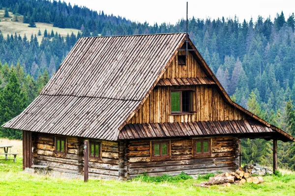 Holzhütte Gorce Nationalpark Polen — Stockfoto