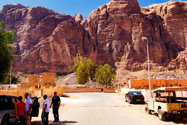 Ama Rum Jordanie Octobre 2017 Village Wadi Rum Près Désert — Photo