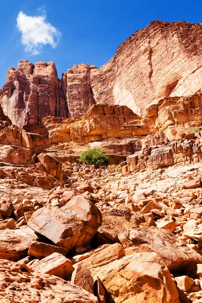 Wadi Rum Känd Som Valley Moon Jordan Mellanöstern Öknen Användes — Stockfoto