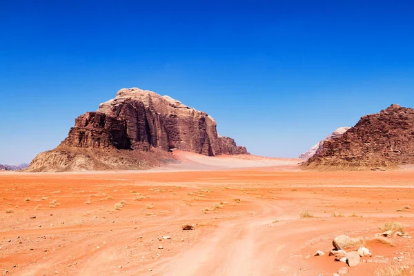 Ваді Рам Відома Долина Місяця Йорданія Близький Схід Пустеля Використовувалася — стокове фото