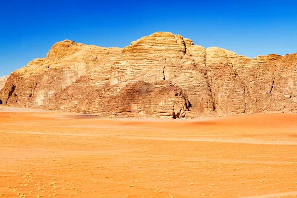 Wadi Rum Känd Som Valley Moon Jordan Mellanöstern Öknen Användes — Stockfoto