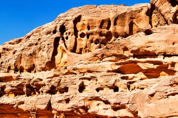 Wadi Rum Know Valley Moon Jordan Middle East Desert Used — Stock Photo, Image