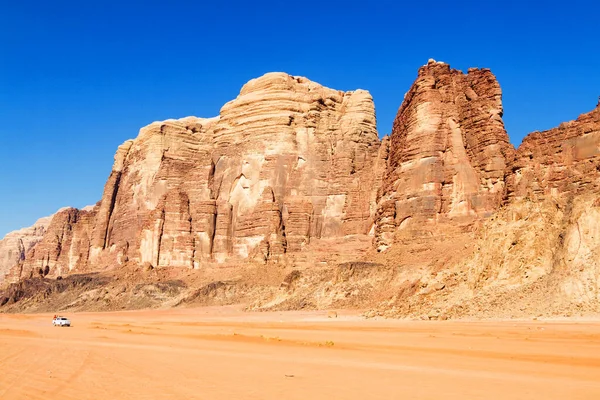 Wadi Rum Connu Sous Nom Vallée Lune Jordanie Moyen Orient — Photo