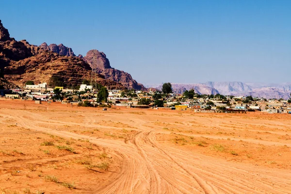 Wadi Rum Connu Sous Nom Vallée Lune Jordanie Moyen Orient — Photo