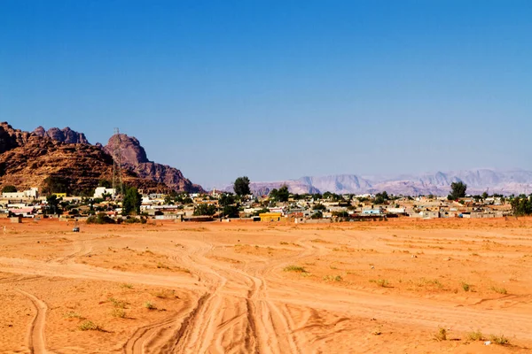 Wadi Rum Connu Sous Nom Vallée Lune Jordanie Moyen Orient — Photo