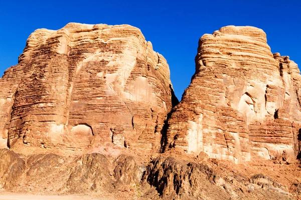 Wadi Rum Känd Som Valley Moon Jordan Mellanöstern Öknen Användes — Stockfoto