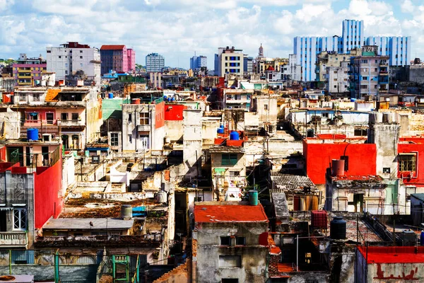 キューバのハバナの屋根の上からの眺め — ストック写真