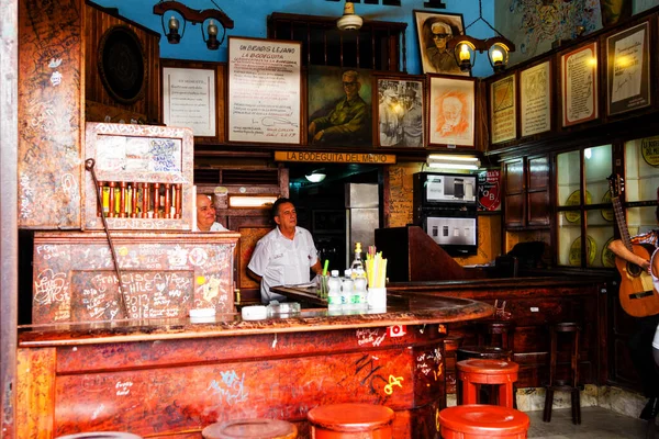 Habana Cuba Noviembre 2017 Bodeguita Del Medio Habana Lugar Nacimiento —  Fotos de Stock