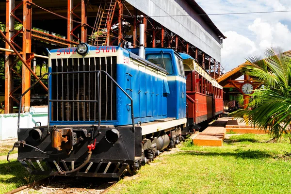 Trinidad Cuba Nov 2017 Old Steam Train Valle Ingenios Still — Stock Photo, Image