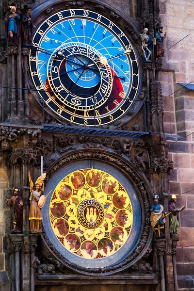 Orologio Astronomico Orloj Praga Capitale Della Repubblica Ceca — Foto Stock