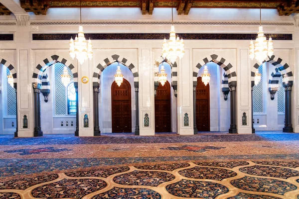 Muscat Oman Nov 2018 Inaugurada 2001 Gran Mezquita Del Sultán — Foto de Stock