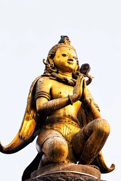 Estatua Santuario Plaza Katmandú Durbar Patrimonio Humanidad Por Unesco Considerado — Foto de Stock
