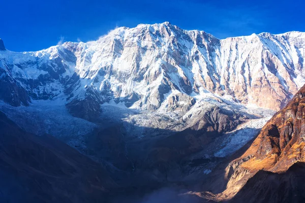 Vista Matutina Del Monte Annapurna Desde Campamento Base Annapurna Circuito — Foto de Stock