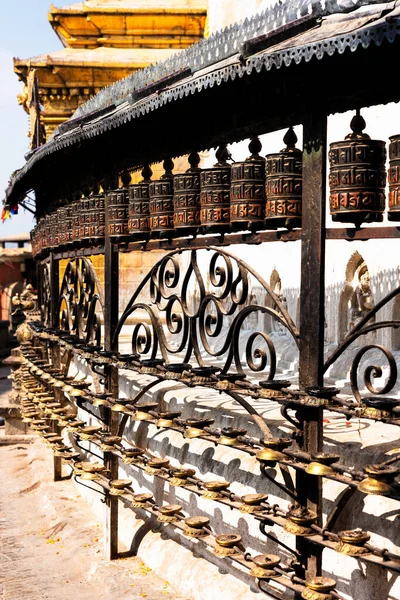 Rodas Oração Kathmandu Temple Nepal — Fotografia de Stock