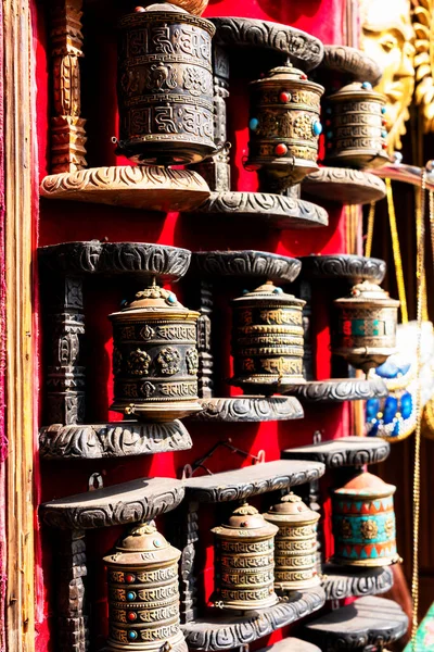 Rodas Oração Kathmandu Temple Nepal — Fotografia de Stock