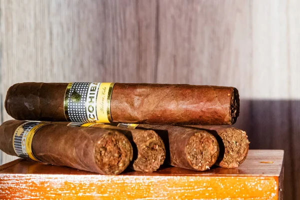 Havana Cuba November 2017 Cohiba Cigar Цей Кубинський Бренд Наповнений — стокове фото