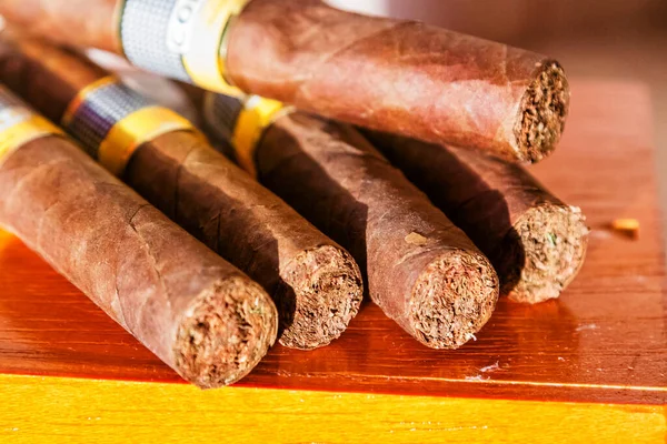 Cuban Cigars All Cigar Production Cuba Controlled Cuban Government Each — Stock Photo, Image