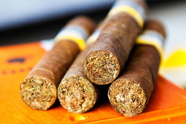 Cuban Cigars All Cigar Production Cuba Controlled Cuban Government Each — Stock Photo, Image