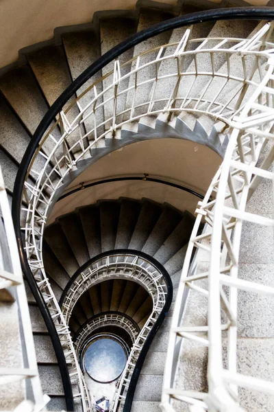 Prague Czech Republic Aug 2018 Bulb Shaped Cubism Style Stairs — Stock Photo, Image