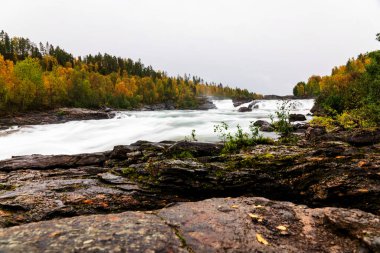 Bardufoss Şelalesi Tamok Vadisi, Troms og Finnmark Bölgesi, Norveç