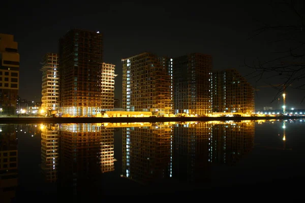 在俄罗斯莫斯科建造一个住宅区 — 图库照片