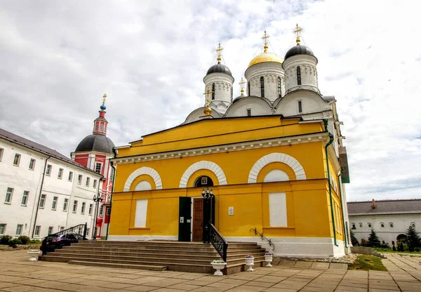 Catedral Natividade Virgem Mosteiro Pafnutiev Borovsky Borovsk Região Kaluga Rússia — Fotografia de Stock