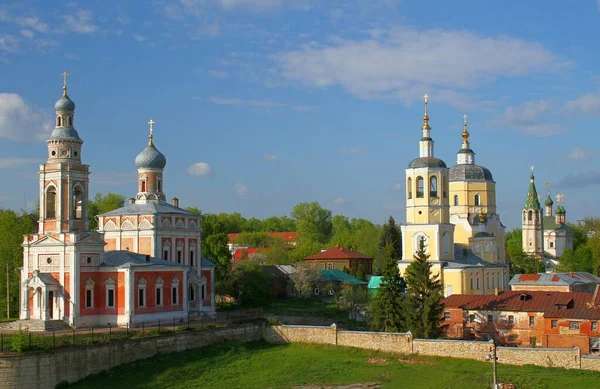 Kościoły Serpuchowie Moskwa Rosja — Zdjęcie stockowe