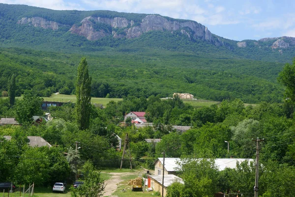 Zomer Landschap Bergachtige Deel Van Krim Schiereiland — Stockfoto